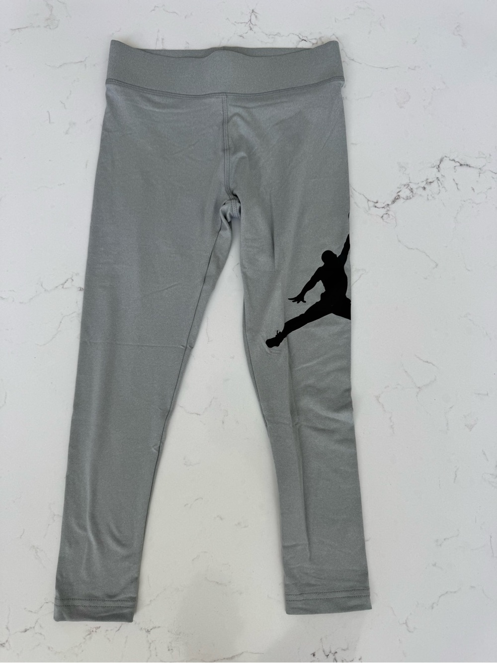 Jordan Grey Kids Leggings with Black Jumpman Accent NWT. Sz small